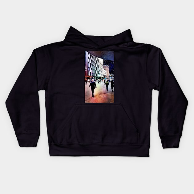 Space Brisbane City - Edward Street Kids Hoodie by annaleebeer